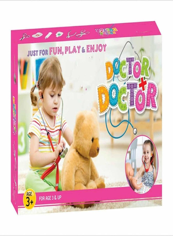 Raming Fox Kids Doctor Play Set, Medical Kit with 10 Instruments, Educational Pretend Play Toy - Image 2